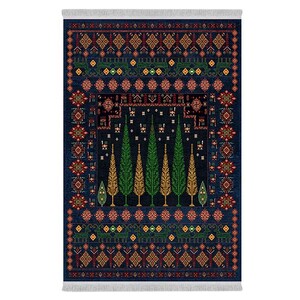 فرشینه دفه از جنس پارچه شانل ترک طرح فانتزی کد 9184