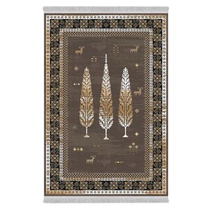 فرشینه دفه از جنس پارچه شانل ترک طرح فانتزی کد 9256