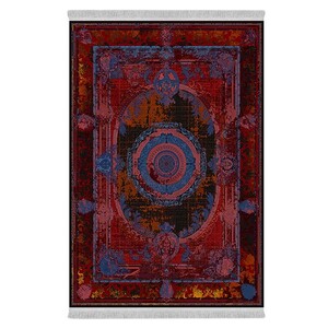 فرشینه دفه از جنس پارچه شانل ترک طرح فانتزی کد 9323