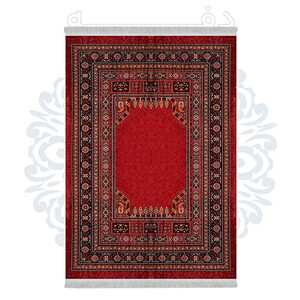 فرشینه از جنس پارچه هازان مخمل ترک طرح سنتی و مدرن برند دفه کد DHU163