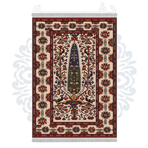فرشینه از جنس پارچه هازان مخمل ترک طرح سنتی و مدرن برند دفه کد DHU214