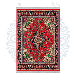 فرشینه از جنس پارچه هازان مخمل ترک طرح سنتی و مدرن برند دفه کد DHU238