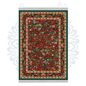 فرشینه از جنس پارچه هازان مخمل ترک طرح سنتی و مدرن برند دفه کد DHU250