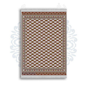 فرشینه از جنس پارچه هازان مخمل ترک طرح سنتی و مدرن برند دفه کد DAMG105