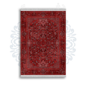 فرشینه از جنس پارچه هازان مخمل ترک طرح سنتی و مدرن برند دفه کد DAMG359