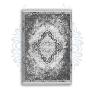 فرشینه از جنس پارچه هازان مخمل ترک طرح سنتی و مدرن برند دفه کد DAMG376