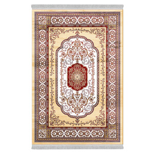 فرشینه از جنس پارچه هازان مخمل ترک طرح سنتی و مدرن برند دفه کد DAMG599