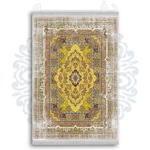 فرشینه از جنس پارچه هازان مخمل ترک طرح گلیم برند دفه کد DDGG 48