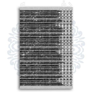 فرشینه از جنس پارچه هازان مخمل ترک طرح گلیم برند دفه کد DDGG 53