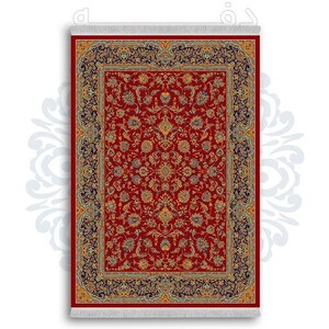 فرشینه از جنس پارچه هازان مخمل ترک طرح گلیم برند دفه کد DDGG 91