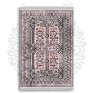 فرشینه از جنس پارچه هازان مخمل ترک طرح گلیم برند دفه کد DDGG 143