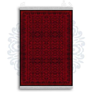 فرشینه از جنس پارچه هازان مخمل ترک طرح سنتی و مدرن برند دفه کد DDSS5