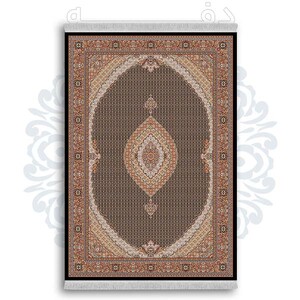 فرشینه از جنس پارچه هازان مخمل ترک طرح سنتی و مدرن برند دفه کد DDSS30