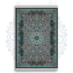 فرشینه از جنس پارچه هازان مخمل ترک طرح سنتی و مدرن برند دفه کد DDSS54