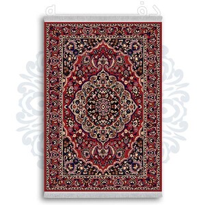 فرشینه از جنس پارچه هازان مخمل ترک طرح سنتی و مدرن برند دفه کد DDSS55