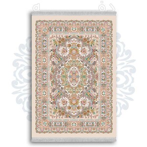 فرشینه از جنس پارچه هازان مخمل ترک طرح سنتی و مدرن برند دفه کد DDSS60