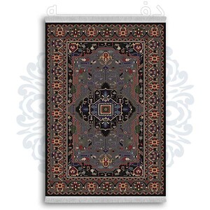فرشینه از جنس پارچه هازان مخمل ترک طرح سنتی و مدرن برند دفه کد DDSS108