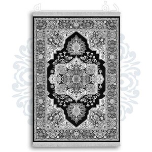 فرشینه از جنس پارچه هازان مخمل ترک طرح سنتی و مدرن برند دفه کد DDSS113