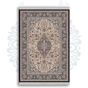 فرشینه از جنس پارچه هازان مخمل ترک طرح سنتی و مدرن برند دفه کد DDSS137