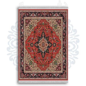فرشینه از جنس پارچه هازان مخمل ترک طرح سنتی و مدرن برند دفه کد DDSS184
