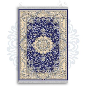 فرشینه از جنس پارچه هازان مخمل ترک طرح سنتی و مدرن برند دفه کد DDSS185