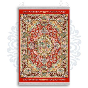 فرشینه از جنس پارچه هازان مخمل ترک طرح سنتی و مدرن برند دفه کد DDSS200