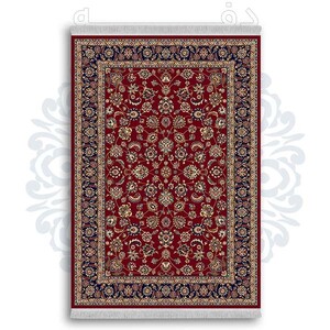 فرشینه از جنس پارچه هازان مخمل ترک طرح سنتی و مدرن برند دفه کد DDSS230