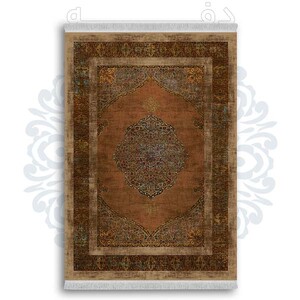فرشینه از جنس پارچه هازان مخمل ترک طرح سنتی و مدرن برند دفه کد DDSS254