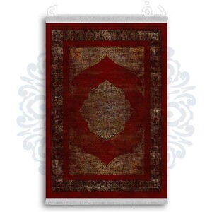 فرشینه از جنس پارچه هازان مخمل ترک طرح سنتی و مدرن برند دفه کد DDSS259