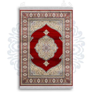 فرشینه از جنس پارچه هازان مخمل ترک طرح سنتی و مدرن برند دفه کد DDSS260