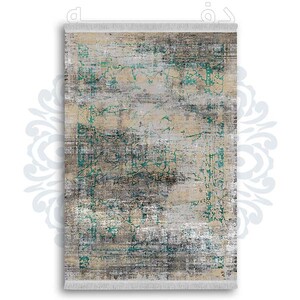 فرشینه از جنس پارچه هازان مخمل ترک طرح سنتی و مدرن برند دفه کد DDSMM74