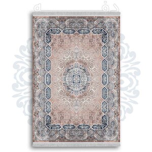 فرشینه از جنس پارچه هازان مخمل ترک طرح سنتی و مدرن برند دفه کد DDSMM121