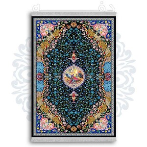 فرشینه از جنس پارچه هازان مخمل ترک طرح سنتی و مدرن برند دفه کد DDSMM204