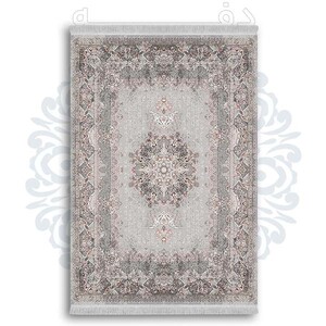فرشینه از جنس پارچه هازان مخمل ترک طرح سنتی و مدرن برند دفه کد DDSMM213