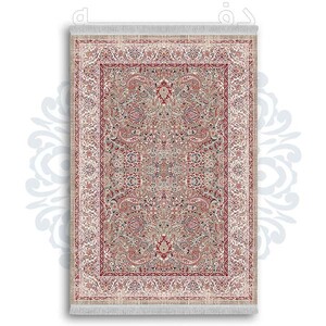 فرشینه از جنس پارچه هازان مخمل ترک طرح سنتی و مدرن برند دفه کد DDSMM217