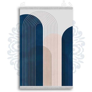 فرشینه از جنس پارچه هازان مخمل ترک طرح سنتی و مدرن برند دفه کد DDSMM229