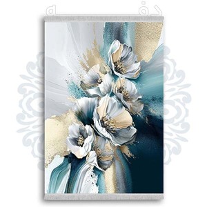 فرشینه از جنس پارچه هازان مخمل ترک طرح سنتی و مدرن برند دفه کد DDSMM247