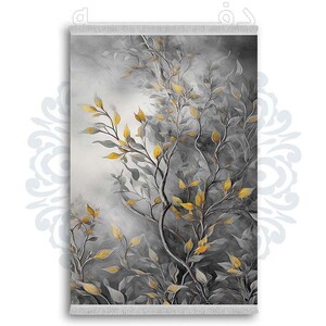 فرشینه از جنس پارچه هازان مخمل ترک طرح سنتی و مدرن برند دفه کد DDSMM292