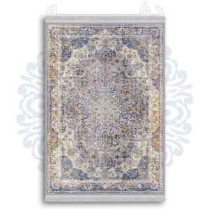 فرشینه از جنس پارچه هازان مخمل ترک طرح سنتی و مدرن برند دفه کد DDSMM314