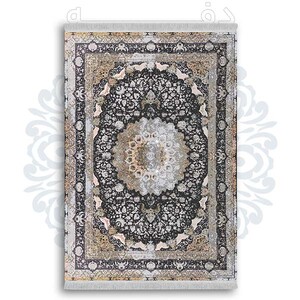 فرشینه از جنس پارچه هازان مخمل ترک طرح سنتی و مدرن برند دفه کد DDSMM339