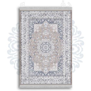فرشینه از جنس پارچه هازان مخمل ترک طرح سنتی و مدرن برند دفه کد DDSMM357