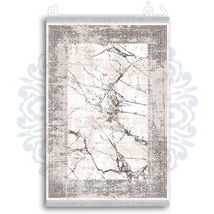 فرشینه از جنس پارچه هازان مخمل ترک طرح سنتی و مدرن برند دفه کد DDSMM367