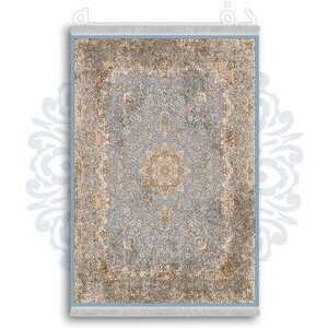 فرشینه از جنس پارچه هازان مخمل ترک طرح سنتی و مدرن برند دفه کد DDSMM372