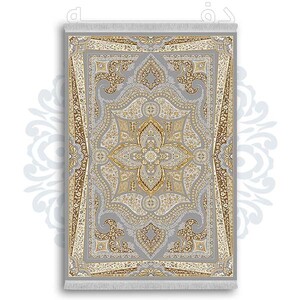 فرشینه از جنس پارچه هازان مخمل ترک طرح سنتی و مدرن برند دفه کد DDSMM433