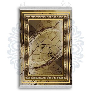 فرشینه از جنس پارچه هازان مخمل ترک طرح کلاسیک برند دفه کد DK 2