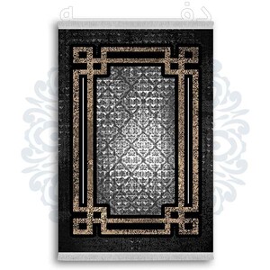 فرشینه از جنس پارچه هازان مخمل ترک طرح کلاسیک برند دفه کد DK 39