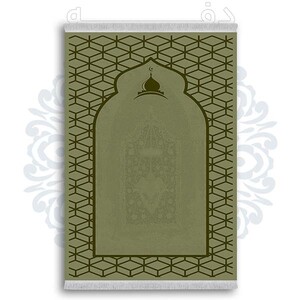 فرشینه از جنس پارچه هازان مخمل ترک طرح سجاده برند دفه کد DSJ 21