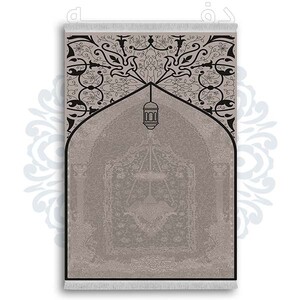 فرشینه از جنس پارچه هازان مخمل ترک طرح سجاده برند دفه کد DSJ 22