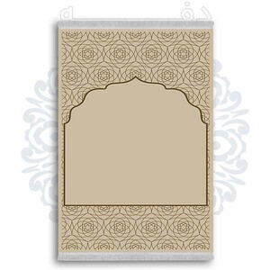 فرشینه از جنس پارچه هازان مخمل ترک طرح سجاده برند دفه کد DSJ 27