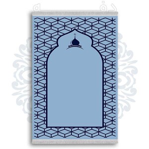 فرشینه از جنس پارچه هازان مخمل ترک طرح سجاده برند دفه کد DSJ 33